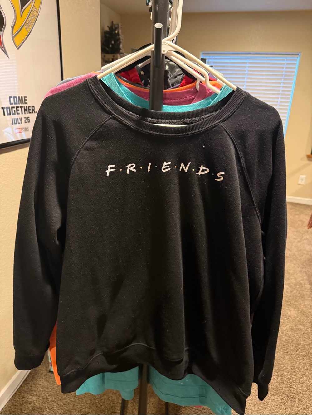 Friends Logo Tee and Black Crewneck Sweater - Bundle XL